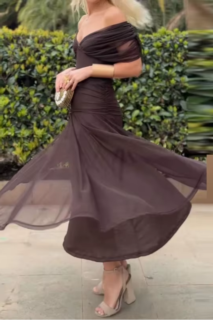 Fenwick Draped Evening Dress