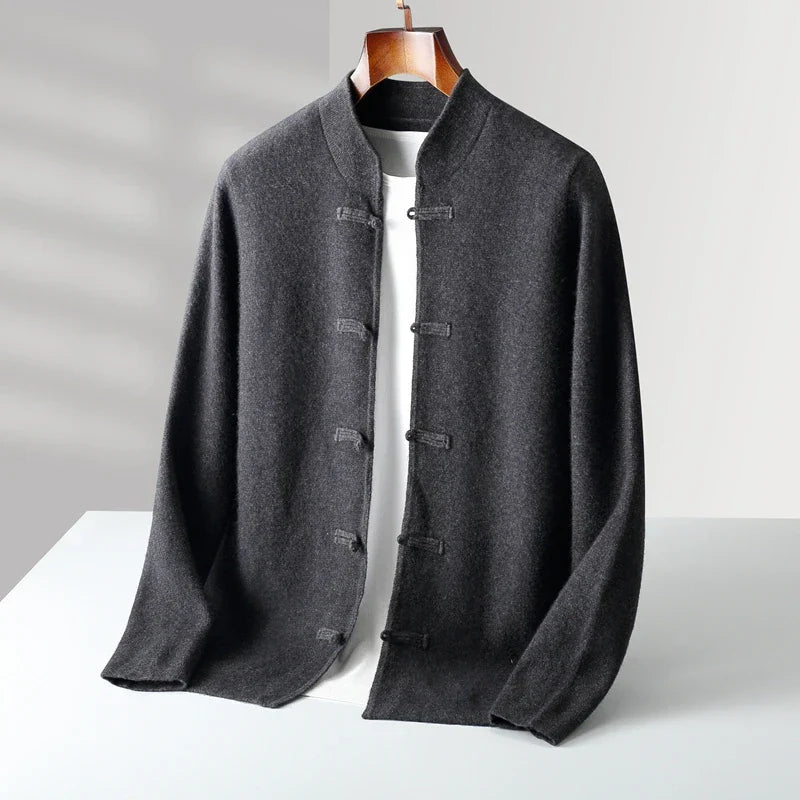 Wade Ribbed Cashmere Cardigan