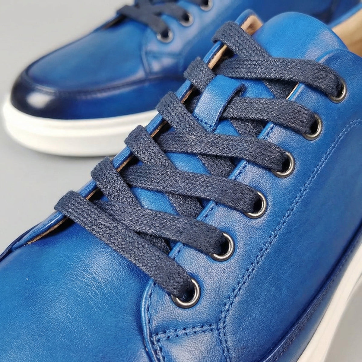 Rafael Leather Court Trainer