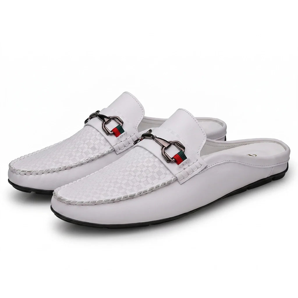 Renley Woven Mule Loafers