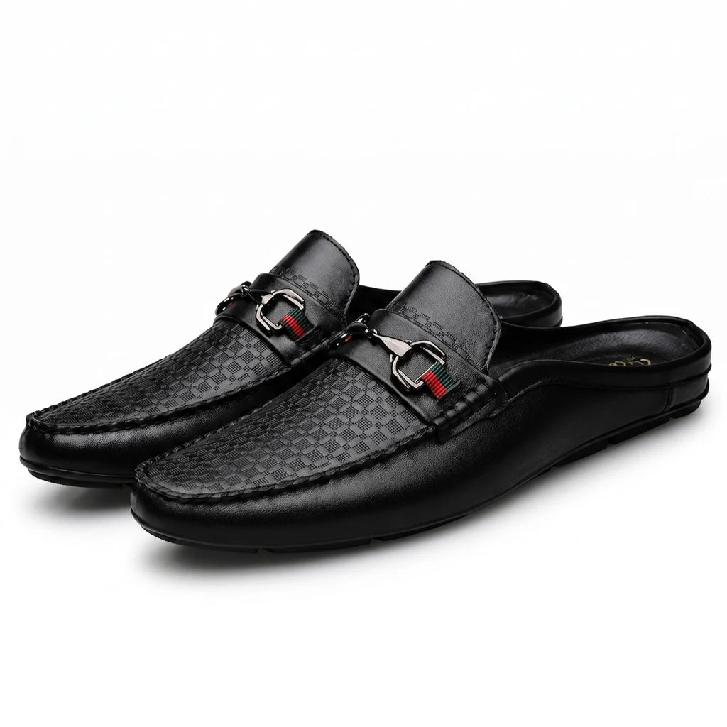 Renley Woven Mule Loafers