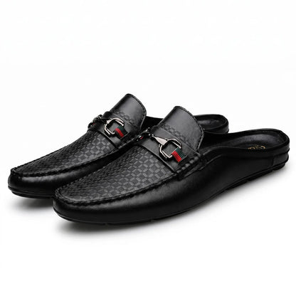 Renley Woven Mule Loafers