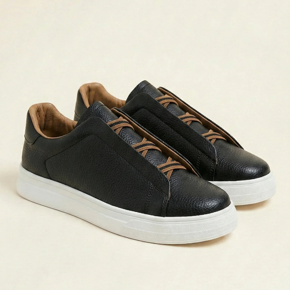 Foley Leather Court Trainer