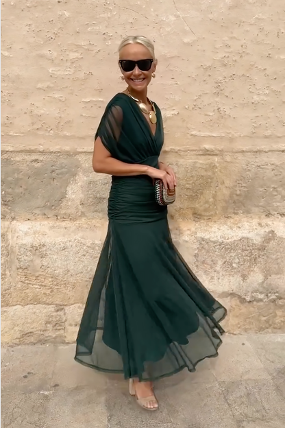 Fenwick Draped Evening Dress