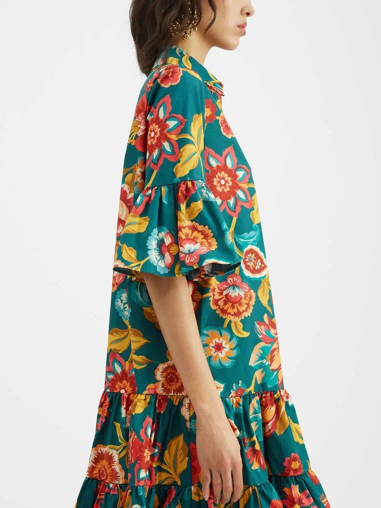 Grace Unique Grace Unique Flora Print Mini Dress – Olympus London
