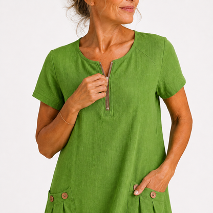 Esme Cotton Linen Dress