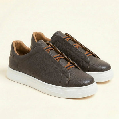 Foley Leather Court Trainer