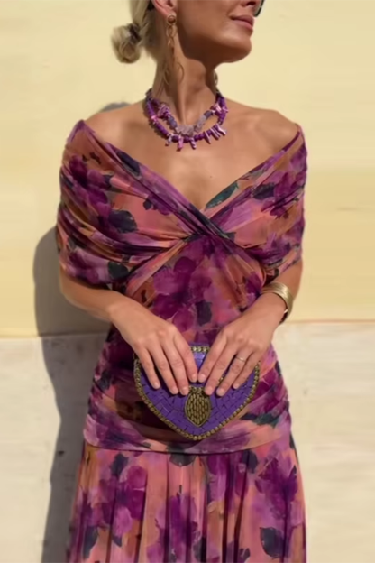 Fenwick Draped Evening Dress