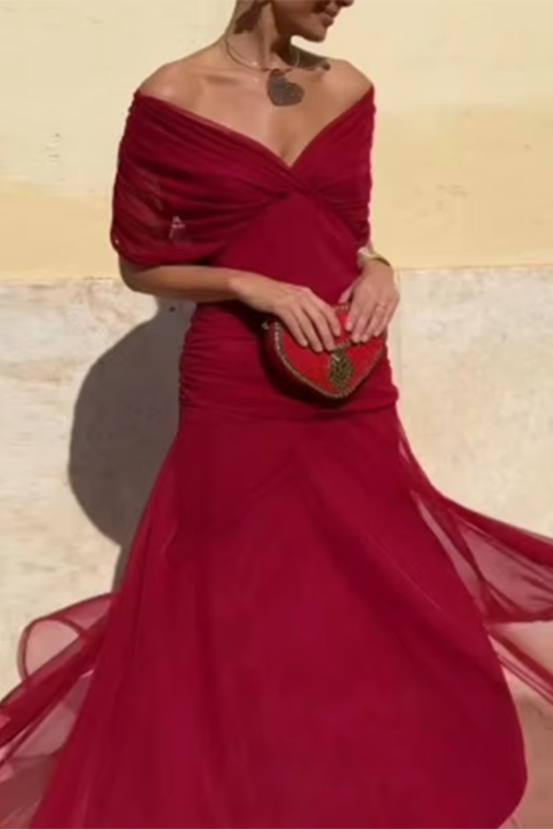 Fenwick Draped Evening Dress
