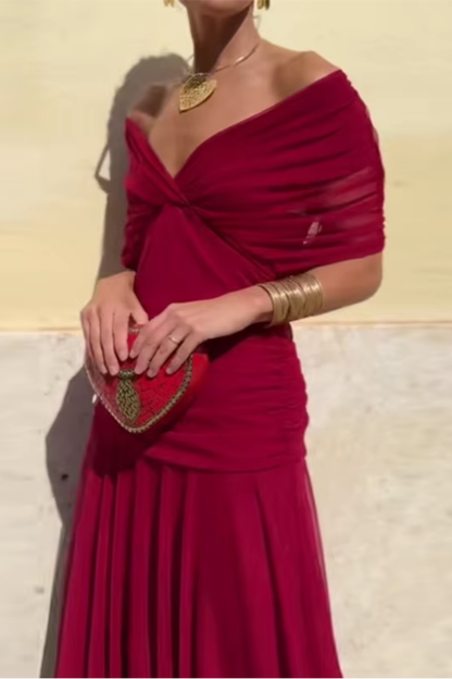 Fenwick Draped Evening Dress
