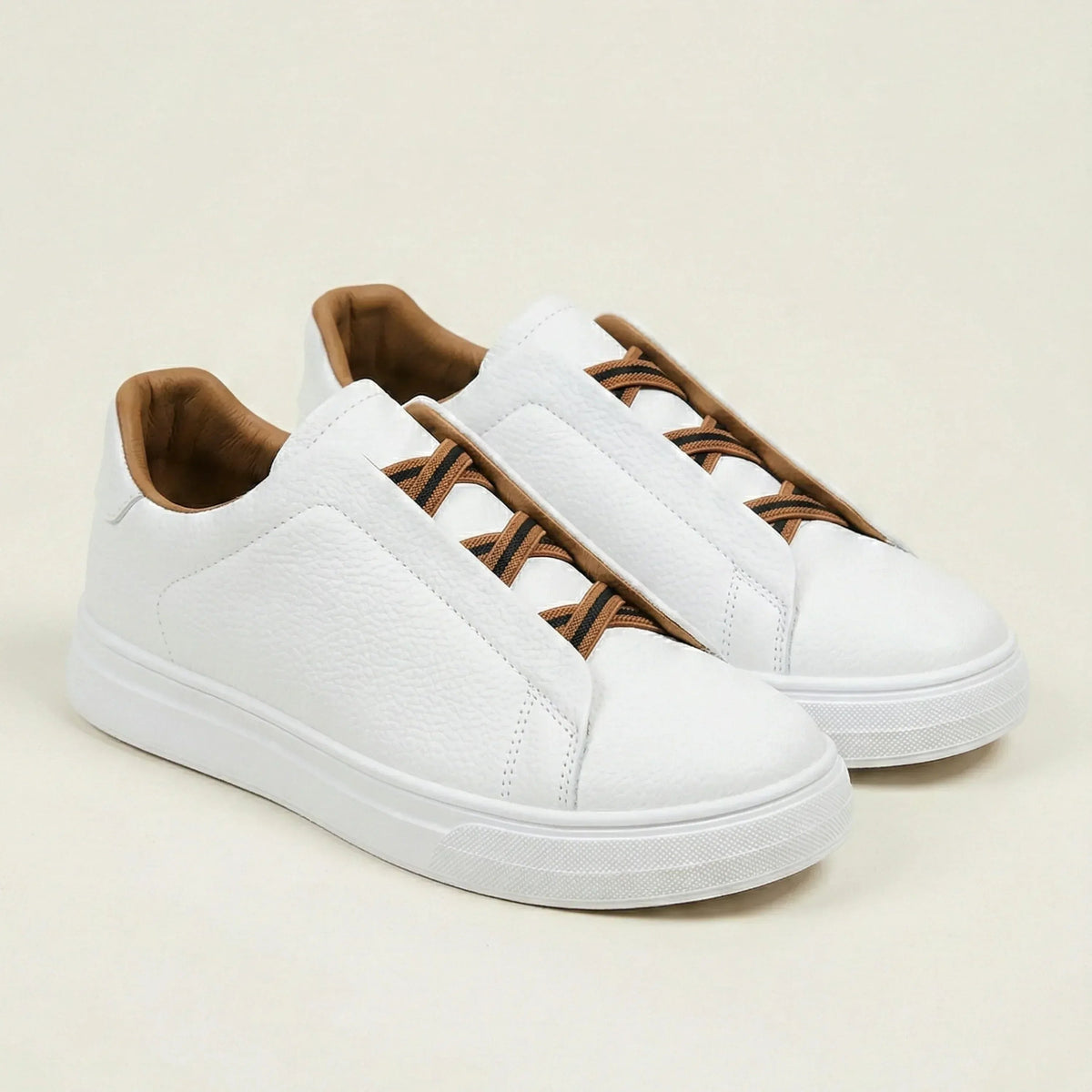 Foley Leather Court Trainer