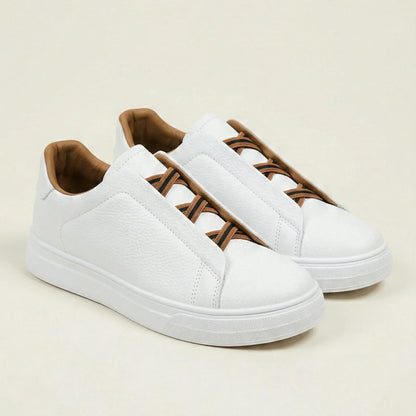 Foley Leather Court Trainer