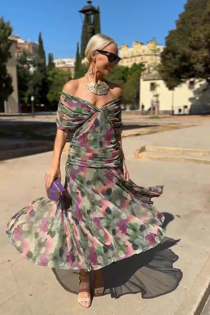 Fenwick Draped Evening Dress