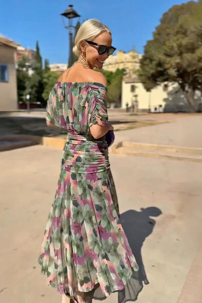 Fenwick Draped Evening Dress