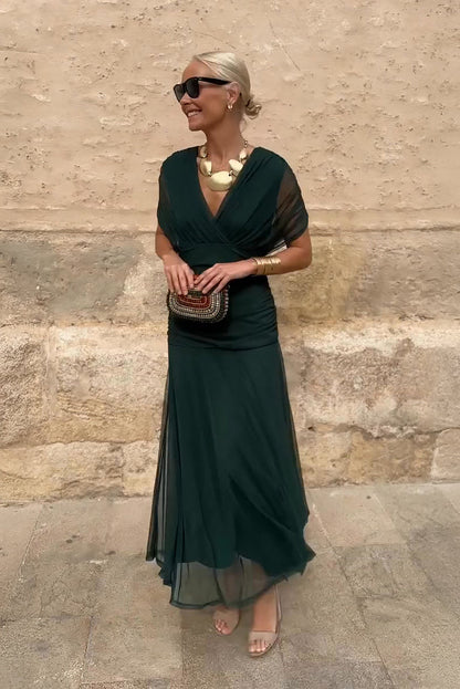 Fenwick Draped Evening Dress