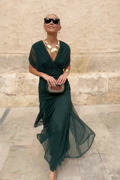 Fenwick Draped Evening Dress