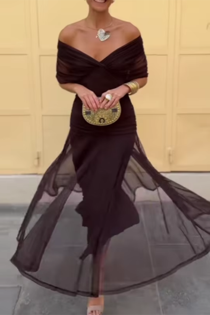 Fenwick Draped Evening Dress