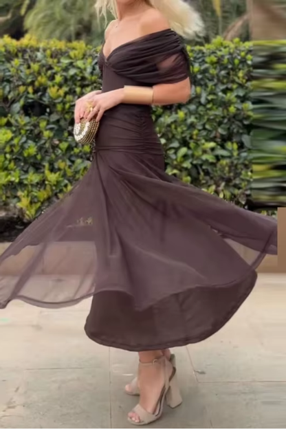 Fenwick Draped Evening Dress