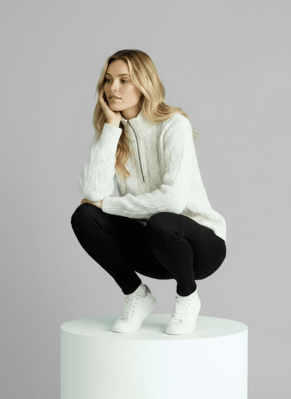 Amy Sweater with Zipper