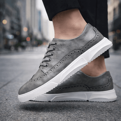 HARRINGTON LEATHER TRAINERS