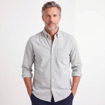 Kensington Chest-Pocket Linen Shirt