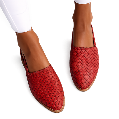Bexley Woven Slingback Loafers