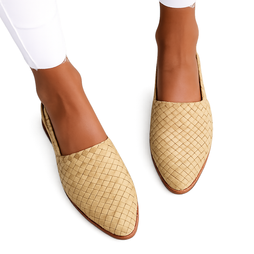 Bexley Woven Slingback Loafers