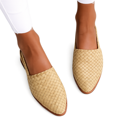 Bexley Woven Slingback Loafers