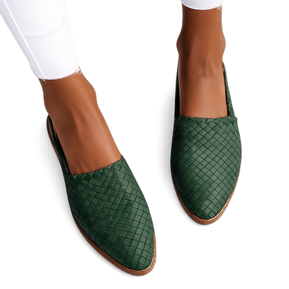 Bexley Woven Slingback Loafers