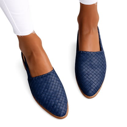 Bexley Woven Slingback Loafers