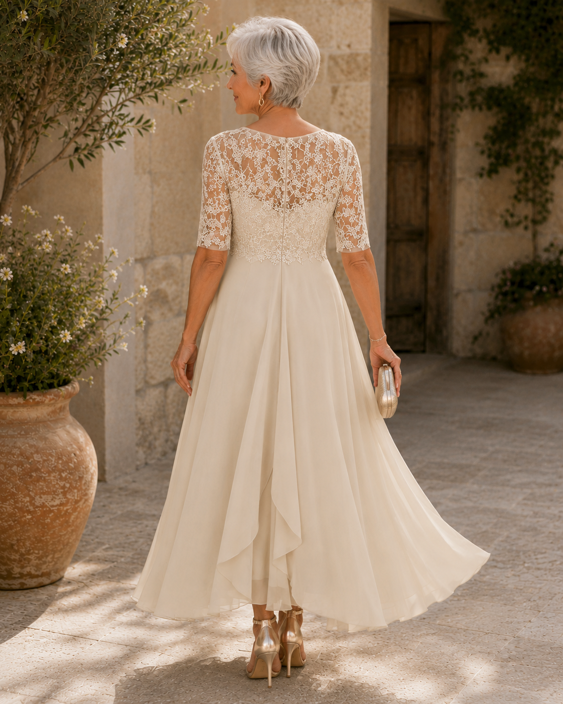 Camden Lace Evening Dress