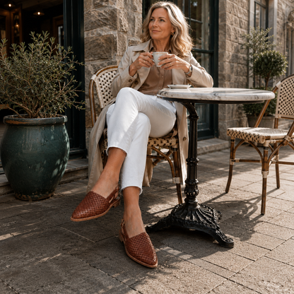 Bexley Woven Slingback Loafers