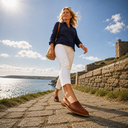 Bexley Woven Slingback Loafers