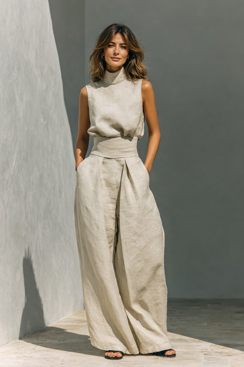 Ashton Linen Two Piece Set