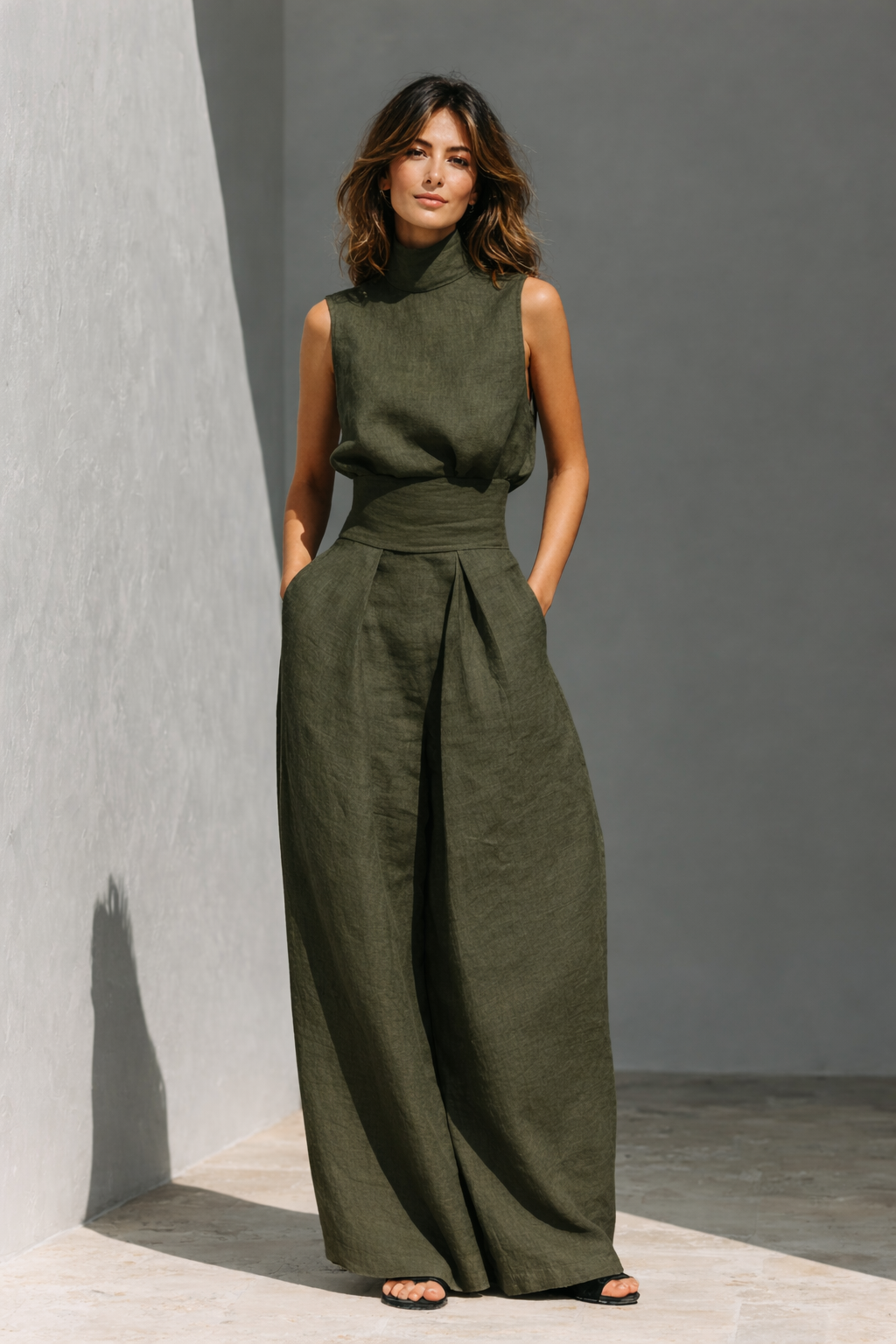 Ashton Linen Two Piece Set