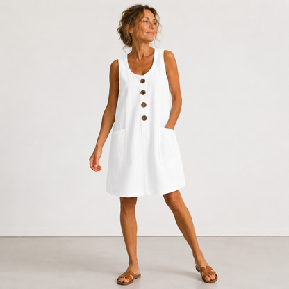 Nova Cotton Linen Dress
