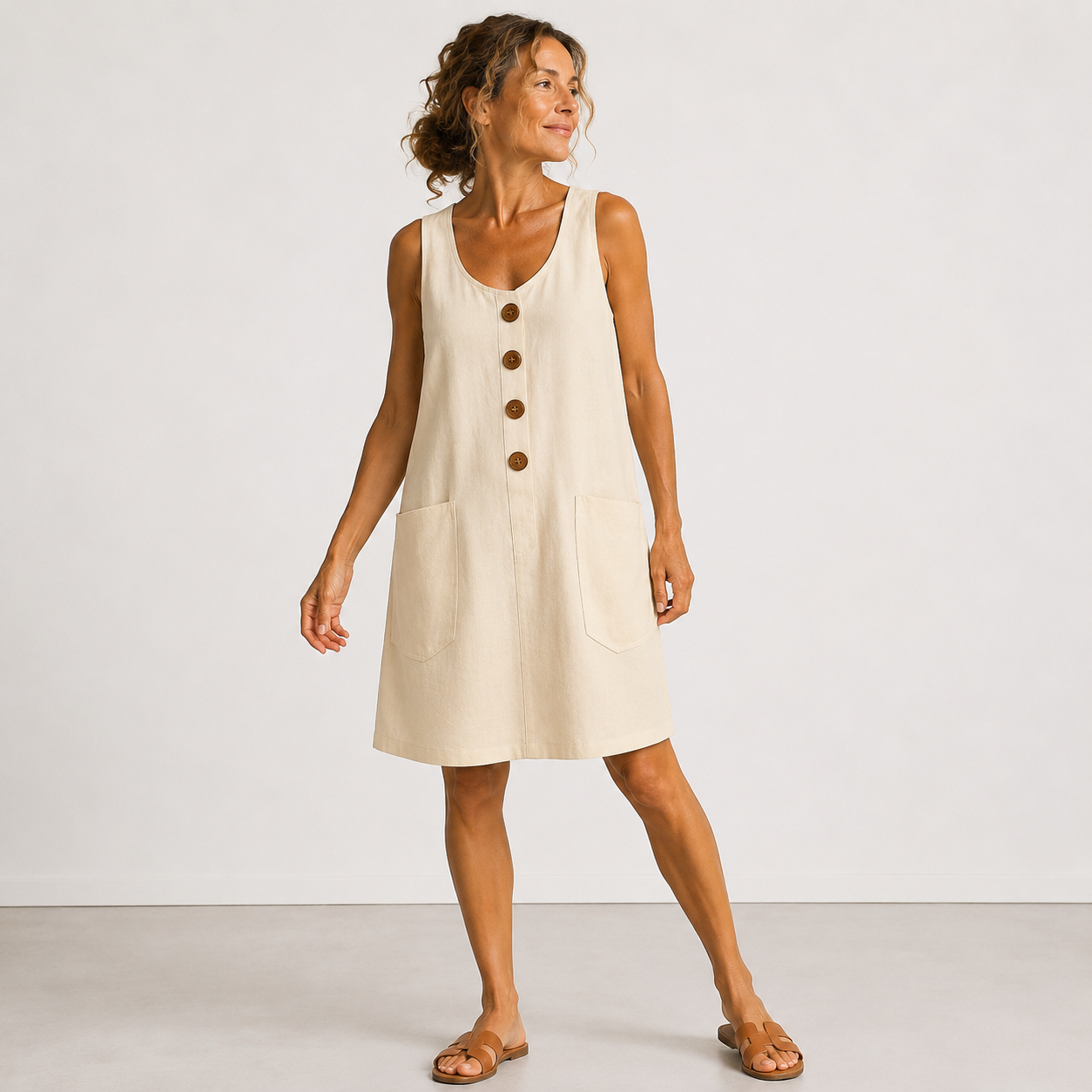 Nova Cotton Linen Dress