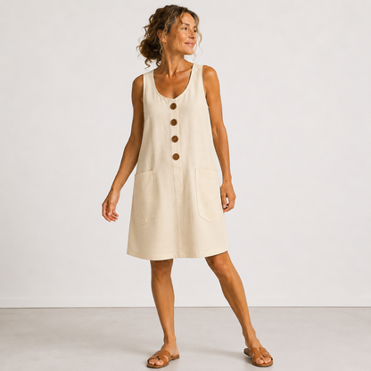 Nova Cotton Linen Dress
