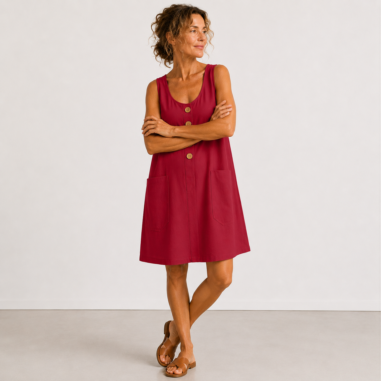 Nova Cotton Linen Dress