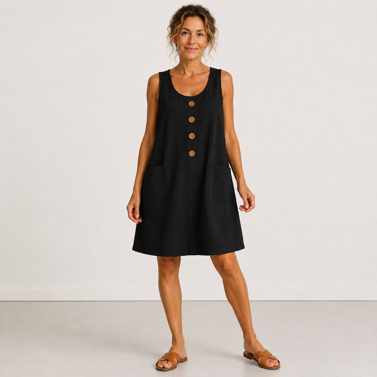 Nova Cotton Linen Dress