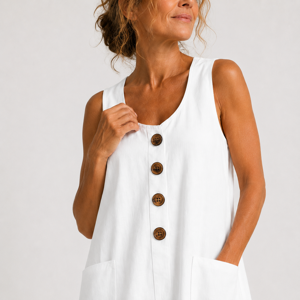 Nova Cotton Linen Dress