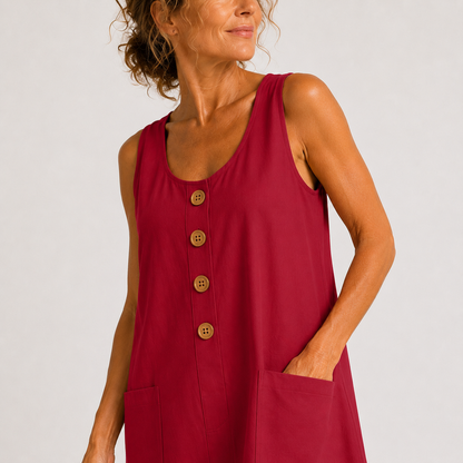 Nova Cotton Linen Dress
