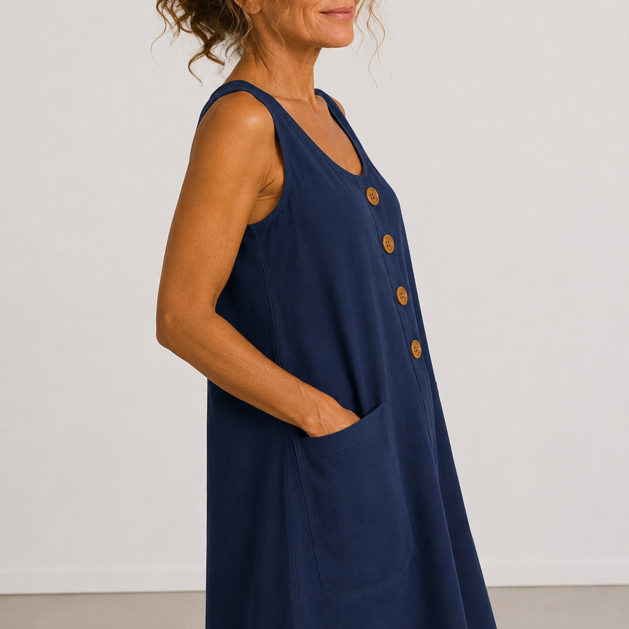 Nova Cotton Linen Dress