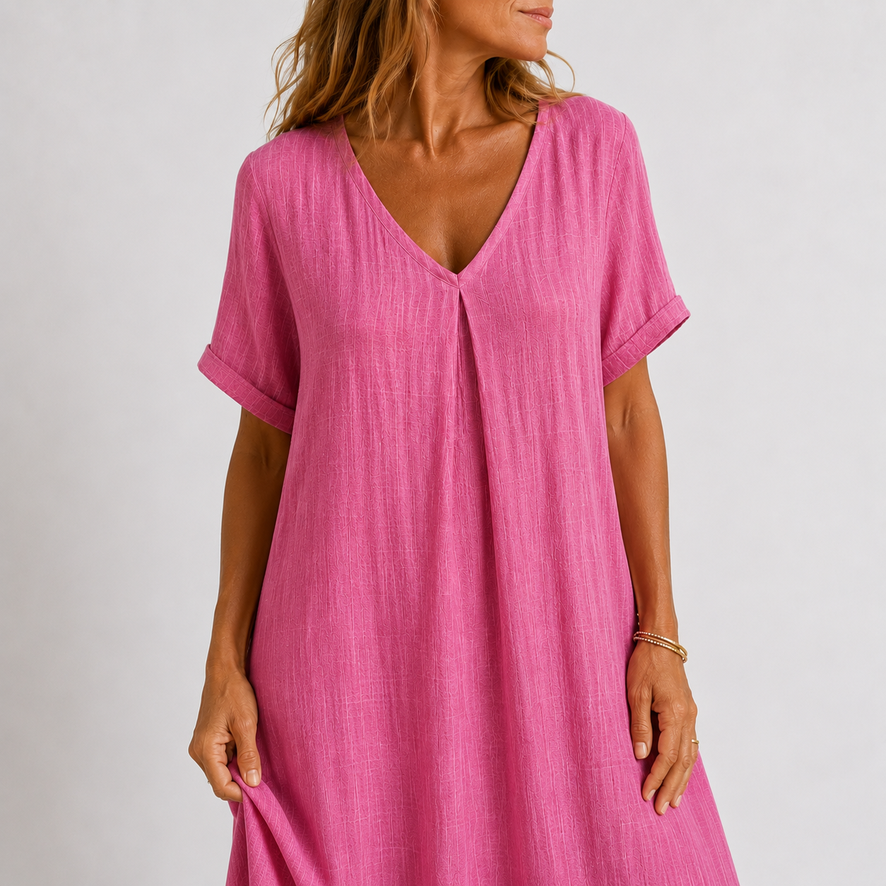 Faye Linen Maxi Dress