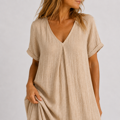 Faye Linen Maxi Dress