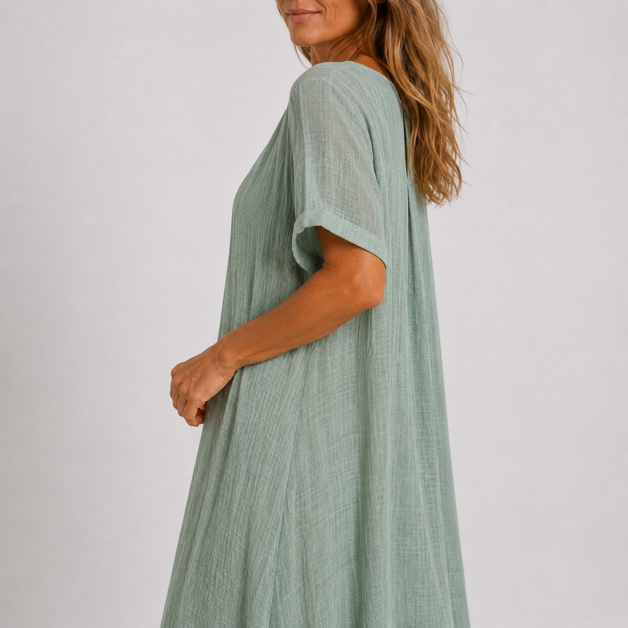 Faye Linen Maxi Dress