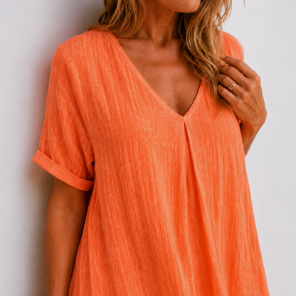 Faye Linen Maxi Dress
