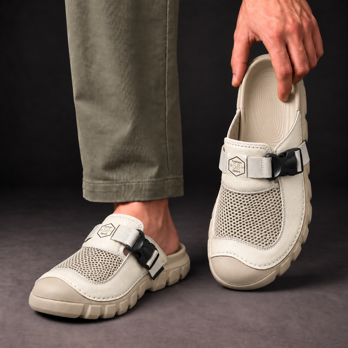 Yukon Buckle Mules