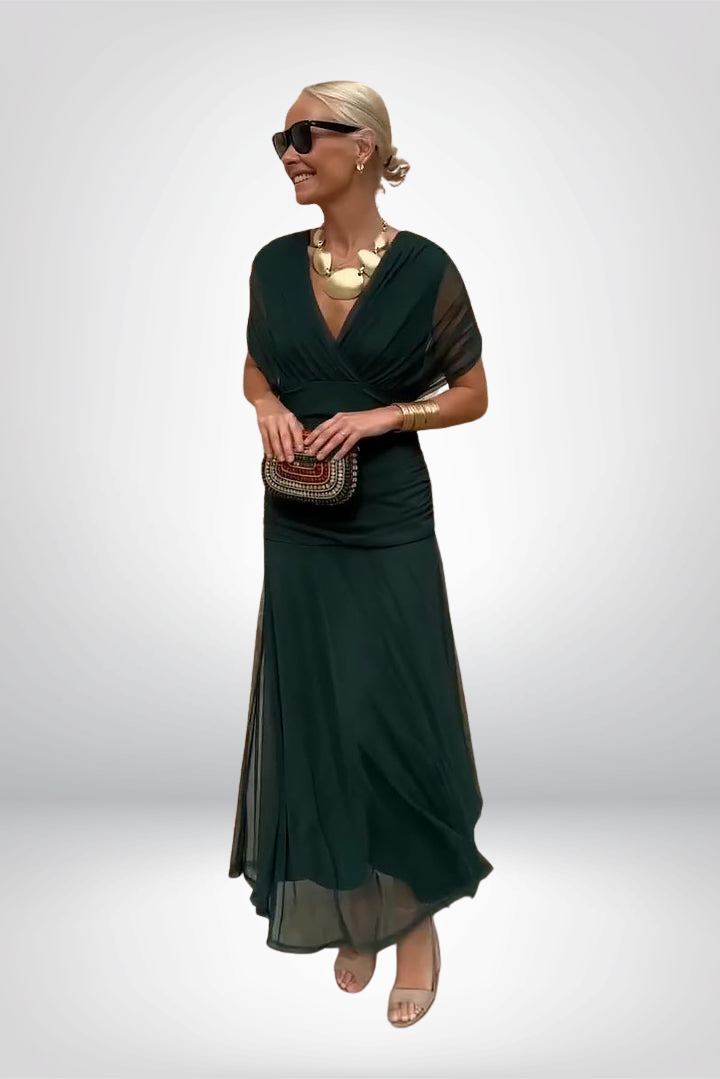Fenwick Draped Evening Dress