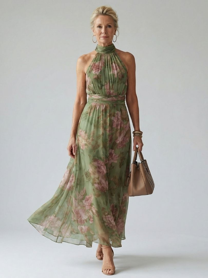 Selby Halter Midi Dress